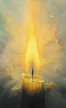 Candle (Vladimir Kush)
